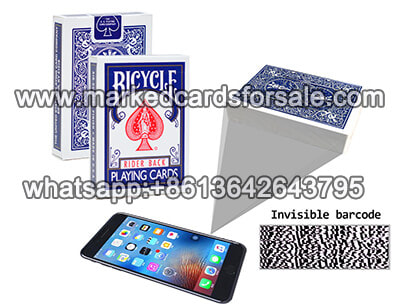 bicycle marked deck and poker scanner analyzer iphone